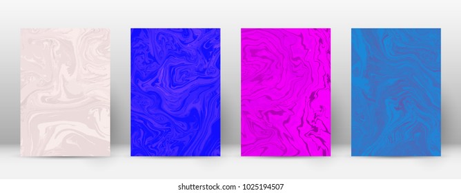 Abstract cover. Modern design template. Admirable suminagashi marble. Stylish trendy abstract cover. Vector illustration.