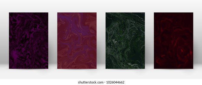 Abstract cover. Modern design template. Adorable suminagashi marble. Actual trendy abstract cover. Vector illustration.