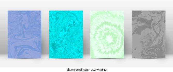 Abstract cover. Modern design template. Admirable suminagashi marble. Trending trendy abstract cover. Vector illustration.