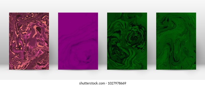 Abstract cover. Modern design template. Actual suminagashi marble. Nice trendy abstract cover. Vector illustration.