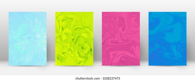Abstract cover. Modern design template. Actual suminagashi marble. Bewitching trendy abstract cover. Vector illustration.