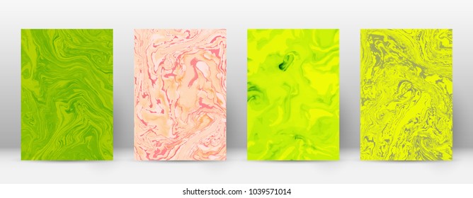 Abstract cover. Modern design template. Adorable suminagashi marble. Beautiful trendy abstract cover. Vector illustration.