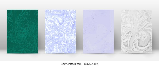 Abstract cover. Modern design template. Adorable suminagashi marble. Posh trendy abstract cover. Vector illustration.