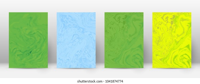 Abstract cover. Modern design template. Actual suminagashi marble. Popular trendy abstract cover. Vector illustration.