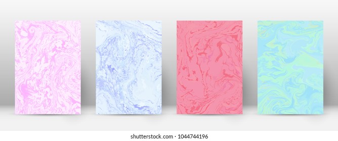 Abstract cover. Modern design template. Admirable suminagashi marble. Valuable trendy abstract cover. Vector illustration.