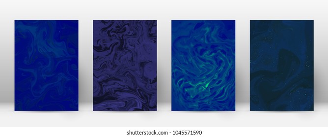 Abstract cover. Modern design template. Admirable suminagashi marble. Indelible trendy abstract cover. Vector illustration.