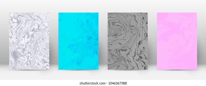 Abstract cover. Modern design template. Admirable suminagashi marble. Unique trendy abstract cover. Vector illustration.