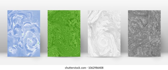 Abstract cover. Modern design template. Actual suminagashi marble. Unique trendy abstract cover. Vector illustration.