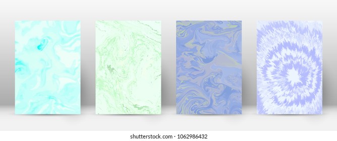 Abstract cover. Modern design template. Actual suminagashi marble. Excellent trendy abstract cover. Vector illustration.