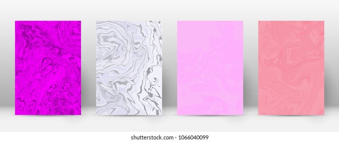 Abstract cover. Modern design template. Adorable suminagashi marble. Captivating trendy abstract cover. Vector illustration.