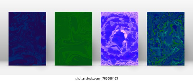 Abstract cover. Modern design template. Adorable suminagashi marble. Incredible trendy abstract cover. Vector illustration.
