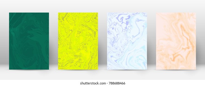 Abstract cover. Modern design template. Admirable suminagashi marble. Original trendy abstract cover. Vector illustration.