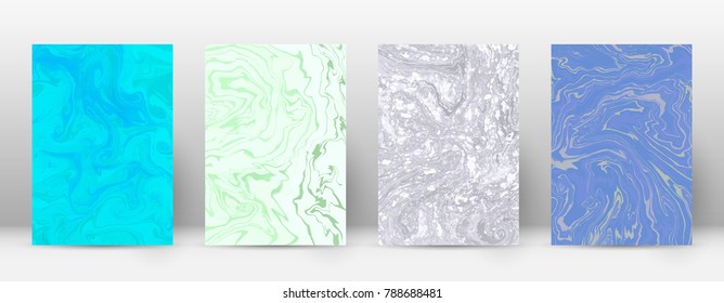 Abstract cover. Modern design template. Admirable suminagashi marble. Grand trendy abstract cover. Vector illustration.