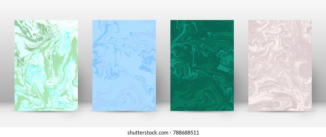 Abstract cover. Modern design template. Actual suminagashi marble. Classy trendy abstract cover. Vector illustration.