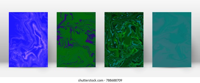Abstract cover. Modern design template. Admirable suminagashi marble. Adorable trendy abstract cover. Vector illustration.