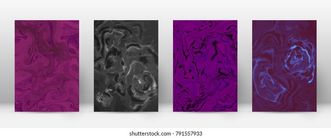 Abstract cover. Modern design template. Admirable suminagashi marble. Lovely trendy abstract cover. Vector illustration.