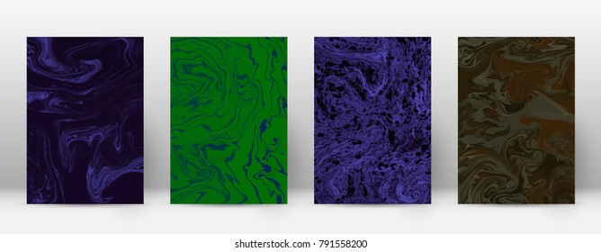 Abstract cover. Modern design template. Admirable suminagashi marble. Classy trendy abstract cover. Vector illustration.