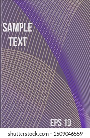 Abstract cover. Modern abstract cover from vector abstract lines.  Geometric future template for flyer, poster, brochure and invitation.
