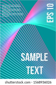 Abstract cover. Modern abstract cover from vector abstract lines.  The future template for decorating the background of albums, business brochures, banner, poster.