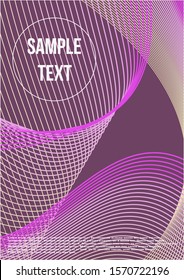 Abstract cover. Modern abstract cover from vector abstract lines.  The future template for decorating the background of albums, business brochures, banner, poster.