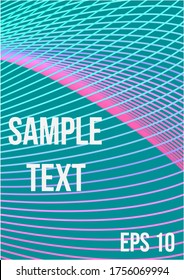 Abstract cover. Modern abstract cover from vector abstract lines.  Geometric future template for flyer, poster, brochure and invitation.