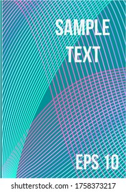 Abstract cover. Modern abstract cover from vector abstract lines.  The future template for decorating the background of albums, business brochures, banner, poster.