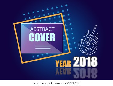 abstract cover new year