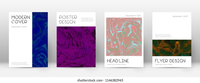 Abstract cover. Overwhelming design template. Suminagashi marble minimal poster. Overwhelming trendy abstract cover. Business vector illustration.