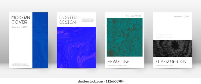 Abstract cover. Popular design template. Suminagashi marble minimal poster. Popular trendy abstract cover. Business vector illustration.