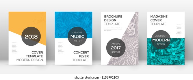 Abstract cover. Popular design template. Suminagashi marble modern poster. Popular trendy abstract cover. Business vector illustration.