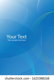 Abstract cover. Positive design template. Creative backgrounds with abstract gradient linear waves to create a fashionable banner, poster.