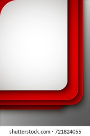 Abstract cover or poster design template.