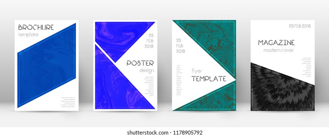 Abstract cover. Radiant design template. Suminagashi marble triangle poster. Radiant trendy abstract cover. Business vector illustration.