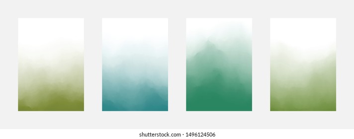 Abstract Cover Set. Curve Background. Modern Texture. Gradient Backdrop. Vector illustration