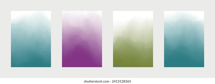 Abstract Cover Set. Curve Background. Modern Pattern. Fade Texture. Vector illustration