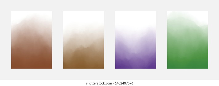 Abstract Cover Set. Modern Design. Gradient Pattern. Fade Texture. Vector illustration
