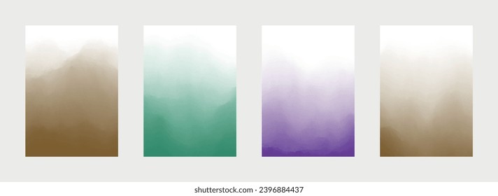 Abstract Cover Set. Modern Design. Colorful Backdrop. Curve Background. Vector illustration