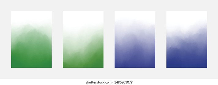 Abstract Cover Set. Multicolor Pattern. Modern Backdrop. Fade Texture. Vector illustration