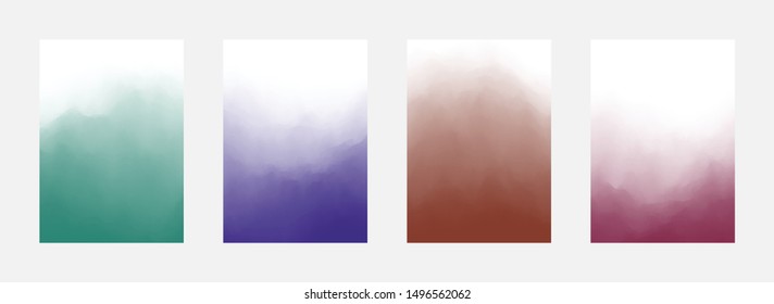 Abstract Cover Set. Paint Background. Modern Texture. Smooth Pattern. Vector illustration