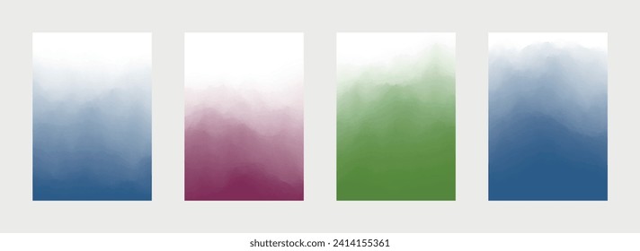 Conjunto de tapas abstractas. Diseño de pintura. Patrón de lodo. Textura de curva. Ilustración del vector