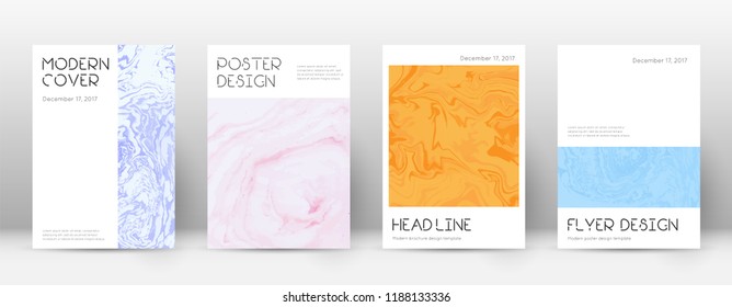 Abstract cover. Superb design template. Suminagashi marble minimal poster. Superb trendy abstract cover. Business vector illustration.