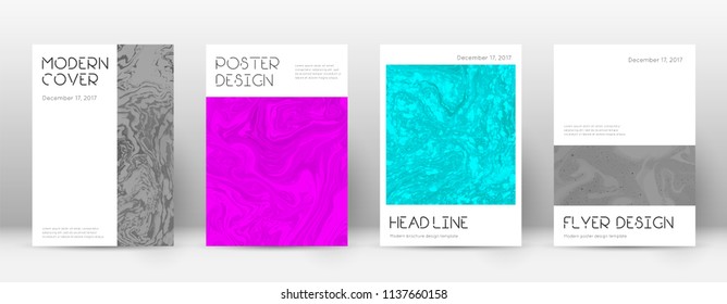 Abstract cover. Surprising design template. Suminagashi marble minimal poster. Surprising trendy abstract cover. Business vector illustration.