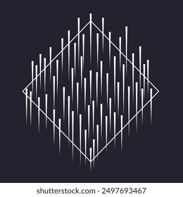 Abstract cover template background. geometric vertical line for flyer, presentation, brochure, banner, poster design.