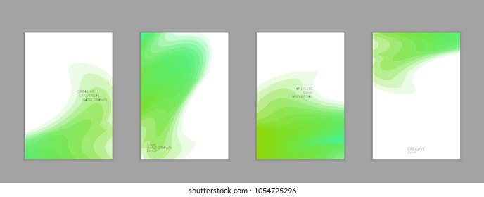 Abstract cover template with gradient design elements. Poster with geometric shapes and gradient.