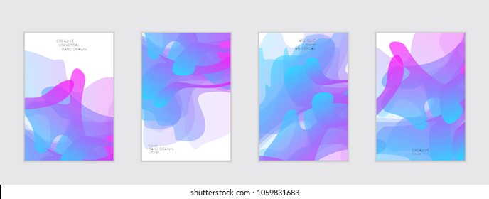 Abstract cover template with gradient design elements. Futuristic abstract modern pattern with fluid colors creating digital art. Bright colored background artistic social media web banner