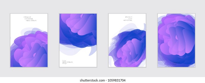 Abstract cover template with gradient design elements. Futuristic abstract modern pattern with fluid colors creating digital art. Bright colored background artistic social media web banner