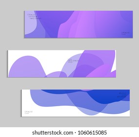 Abstract cover template with gradient design elements. Futuristic abstract modern pattern with fluid colors creating digital art. Bright colored background artistic social media web banner