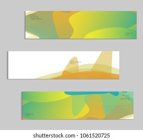 Abstract cover template with gradient design elements. Futuristic abstract modern pattern with fluid colors creating digital art. Bright colored background artistic social media web banner