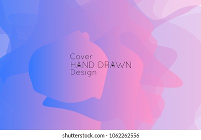 Abstract cover template with gradient design elements. Futuristic abstract modern pattern with fluid colors creating digital art. Bright colored background artistic social media web banner