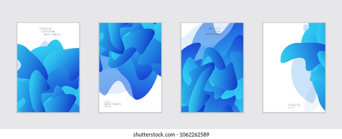 Abstract cover template with gradient design elements. Futuristic abstract modern pattern with fluid colors creating digital art. Bright colored background artistic social media web banner